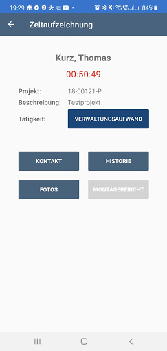 Android application Tischlerei Kurz screenshort
