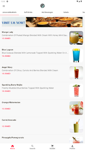 Android application Kahani Restaurant screenshort