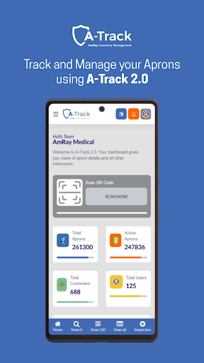 Android application A-Track screenshort