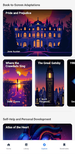 Screenshot of Book Summaries and Insight‪s