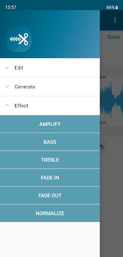BlueWaves Audio Editor Screen 2