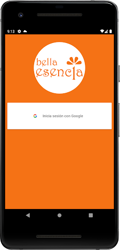 Android application Bella Esencia App screenshort