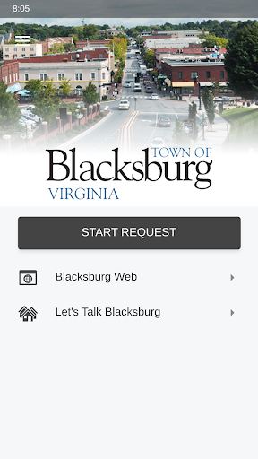 Android application Blacksburg At Your Request screenshort