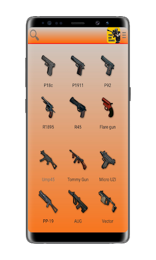 Android application PUB Gun Sounds Weapons screenshort