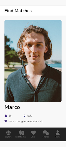 AFAM: International Dating App Screen 2