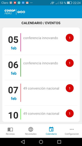 COGOP Perú App Screen 3