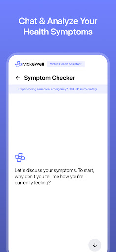 MakeWell - AI Health Assistant Screen 2
