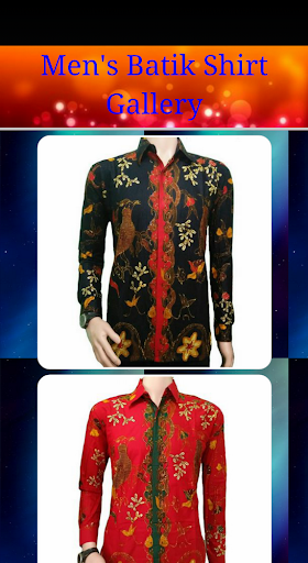 Long Sleeve Now Mens Batik Model Now