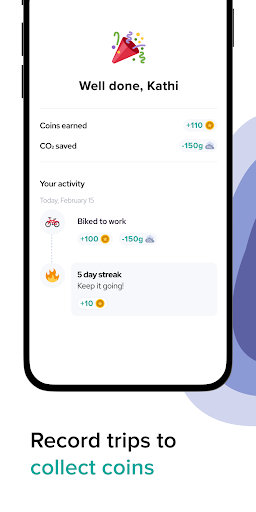 Screenshot of Pave Commute