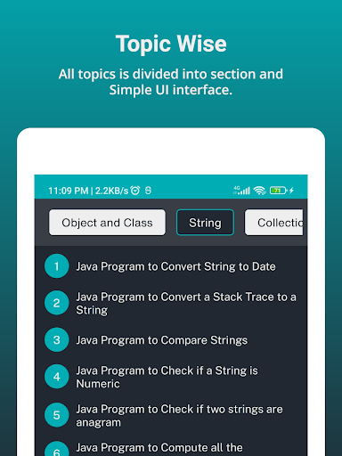 Java Programs Screenshot
