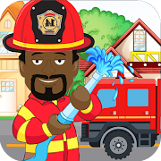 Pretend Play Fire Station: Rescue Town Firefighter