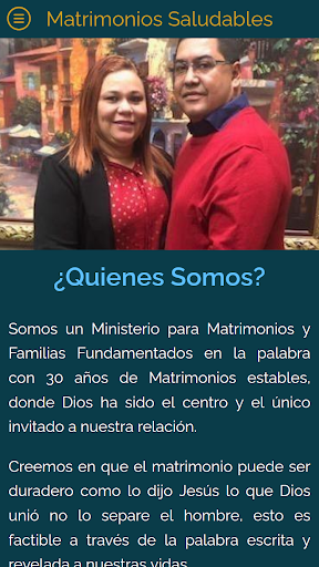 Matrimonios Saludables Screen 3