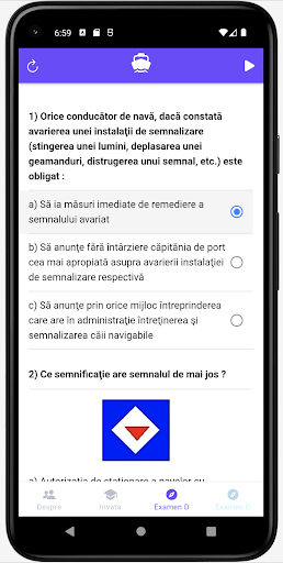 NavQuiz Teste ANR Screen 2