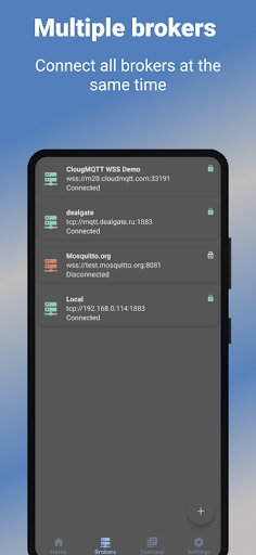 MQTT Dashboard Client Screenshot 2 - AppWisp.com