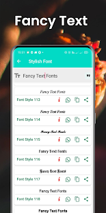 Stylish Fonts Screenshot