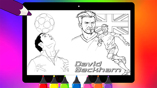 Coloring Football Players