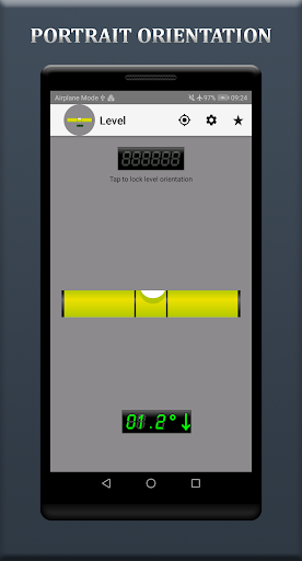 Android application Bubble Level screenshort