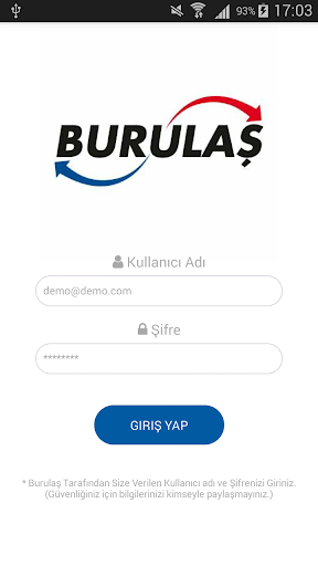 Android application Mobil Turnike screenshort