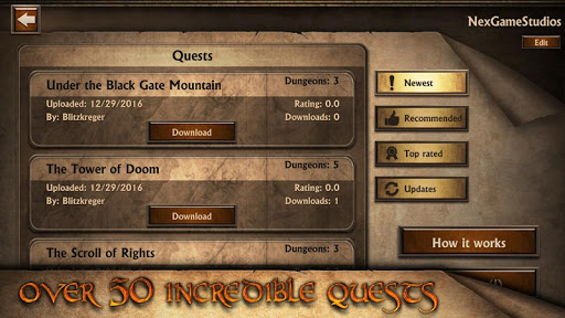 Code Triche Arcane Quest HD APK MOD screenshots 6