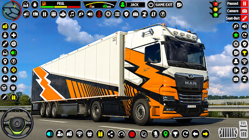 Android application US Truck Driving 3D Truck Game screenshort