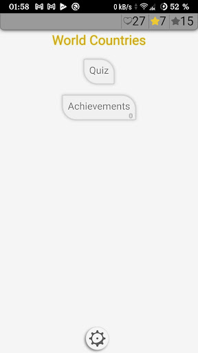 Android application World Countries - capital screenshort