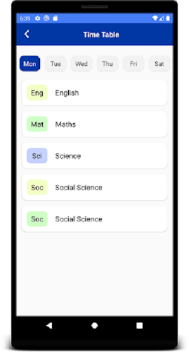 School Setu Screen 3