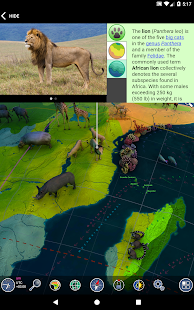Terre 3D - Atlas mondial Capture d'écran