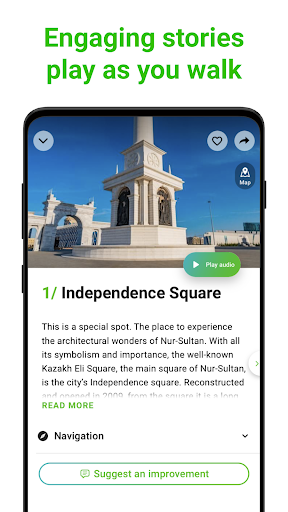 Astana Tour Guide:SmartGuide Screen 2