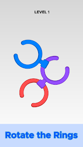 Rings Rotate - Unravel Puzzle