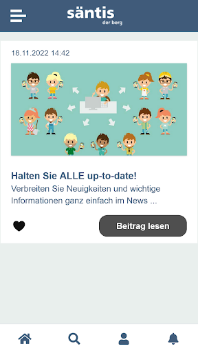 Android application Säntis Team screenshort
