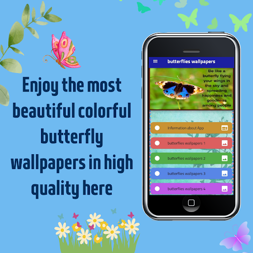 Android application Butterflies wallpapers screenshort