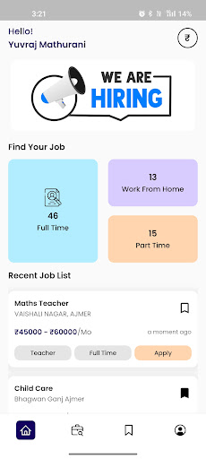 JOB BUCKET Screen 2