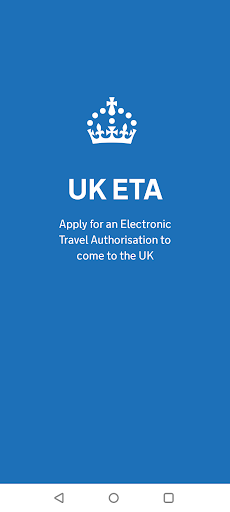 Android application UK ETA screenshort