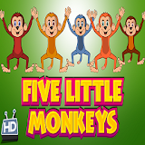 Five Little Monkeys - Nursery video app for kids icon