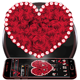Wine Rose Heart Theme icon