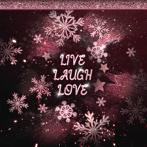 Black Pink Snowflake-Wallpaper logo
