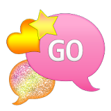 GO SMS - Orange Sherbet Sky icon