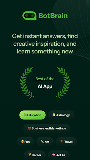 Android application Botbrain screenshort