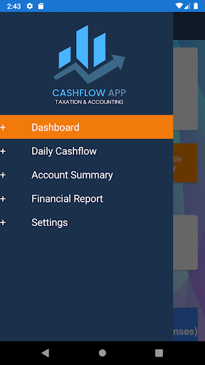 CashFlow App: Accounting & Tax Screen 2