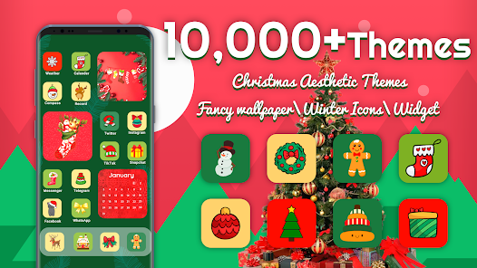 Themeful Christmas Icon Change 1.0.0.28 APK + Мод (Unlimited money) за Android
