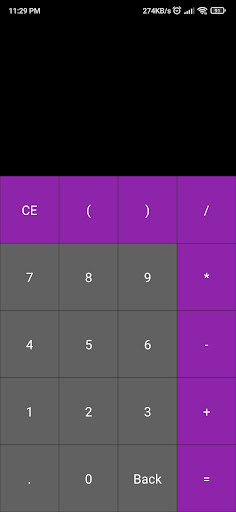 Android application Hawkshaw Calculator screenshort