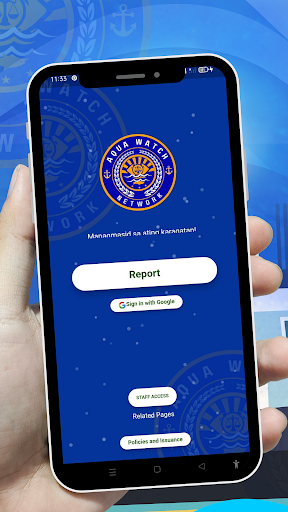 Android application Aquawatch screenshort