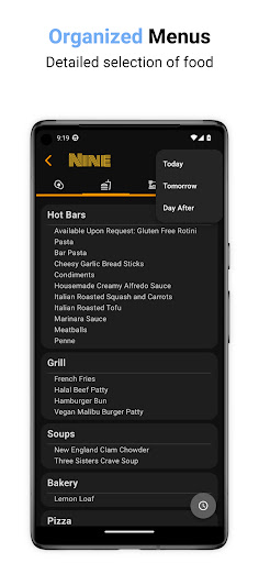 UCSC Menu Screen 2