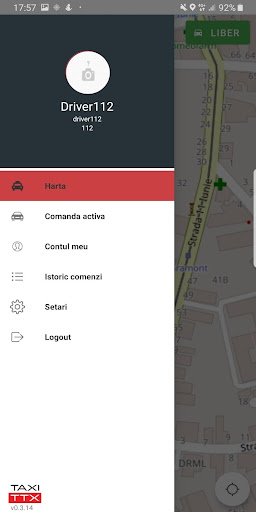 Taxi TTX Sofer Screen 3