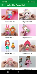 Make Paper Doll DIY