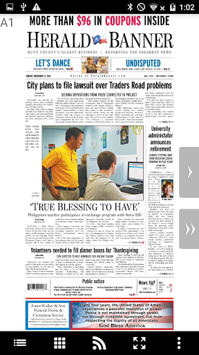 Android application Herald Banner- Greenville, TX screenshort