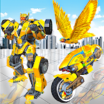 Cover Image of Download Flying Pigeon Robot Bike Transform: Scary Robo War 1.0 APK