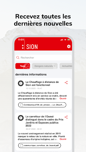 Ville de Sion Screen 2