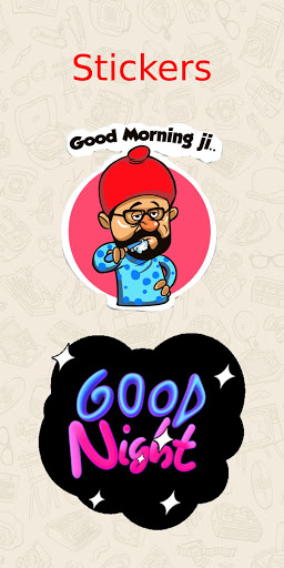 Android application Good Morning Good Night Sticke screenshort