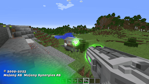 Android application weapon mod for minecraft screenshort